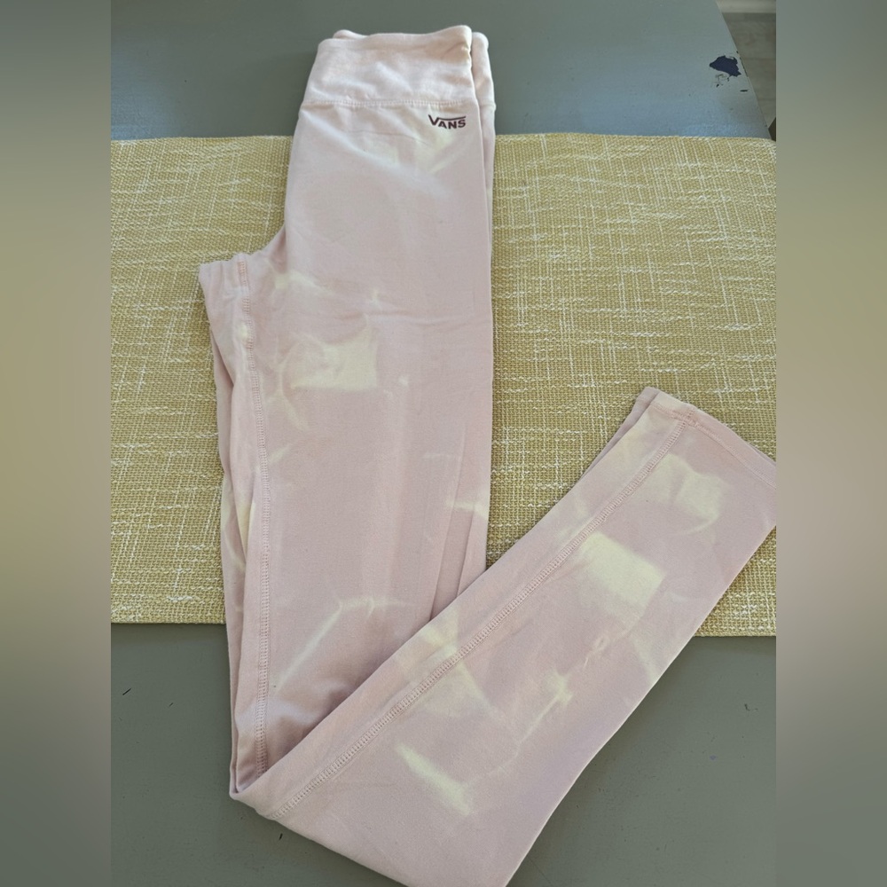 Vans Light Pink & White Leggings